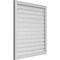 Ekena Millwork Vertical Surface Mount PVC Gable Vent: Functional, w/ 2"W x 1-1/2"P Brickmould Frame, 34"W x 38"H GVPVE34X3802SF - alternate 2